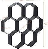 MOGOULUA Concrete Brick Maker Mould Set for Patios Driveways Stepping Stones view 3