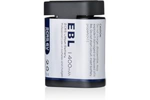 EBL 2CR5 Lithium Batteries, 6 Volt Photo Battery with PTC Protection Replacement for 245 DL245 EL2CR5 Kl2CR5