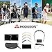 HODGSON Polarized Sports Sunglasses with 5 Interchangeable Lenses for Men Women Cycling Baseball Running Glasses, TR90 Unbreakable-Gray