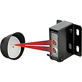 Seco-Larm E-936-S45RRGQ Retro Reflective Photoelectric Beam Sensor, 45ft (14m) Sensing Range, Weatherproof (IP66) Constructio