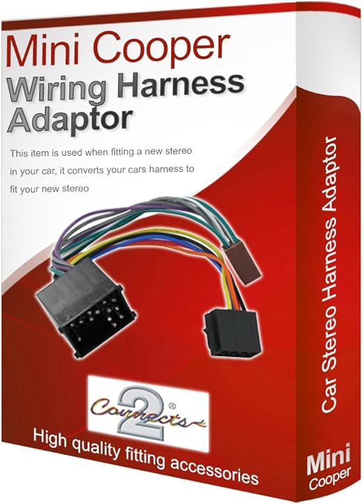Mini Cooper CD radio stereo wiring harness adapter lead: Amazon.co.uk