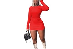 LuFeng Women's Sexy Fashion Reflective Striped long Sleeve 2 Piece Outfits Crop Top and Mini Bodycon Skirt Set