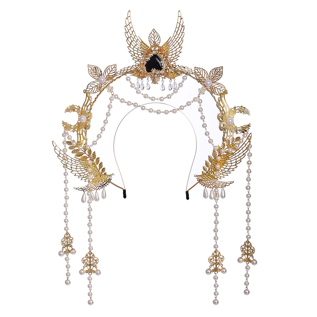 BLESSUME Halo Crown Headband Mary Goddess Women Party Cosplay Halloween Headpiece — image 1