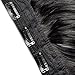 Sexybaby Curly 150G Synthetic Fiber Hair Extensions Clip-in 29 Inches with 5 Clips (Dark Black)
