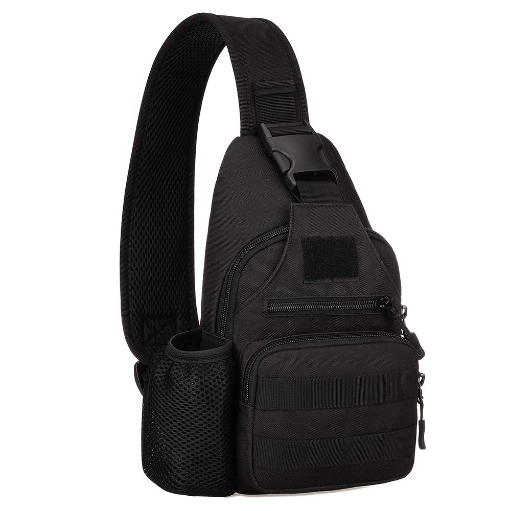 SINAIRSOFT Sling Chest Bag Crossbody Tactical Military Shoulder Backpack for Men Women Outdoor Sports Travel Hiking
