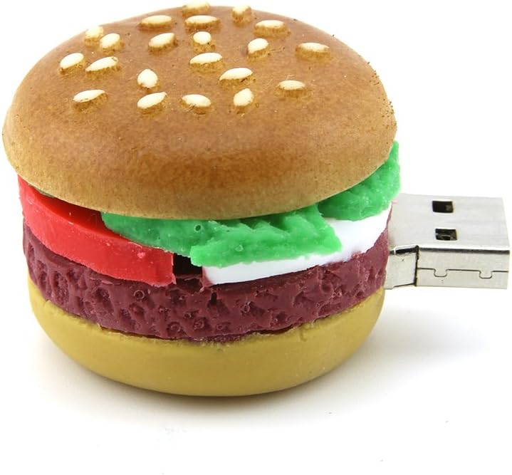 Funnyusb Flash Drive USB 3.0 16GB Cartoon Hamburger Food Shape USB High Speed Flash Disk Hamburg Pen Drive Disk Memory Stick