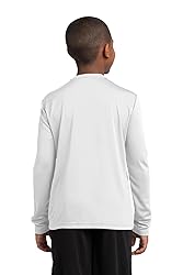 Long Sleeve Tee (YST350LS) White, XL