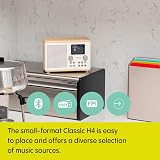 Pure Classic H4 Digital Kitchen Radio DAB+ FM Bluetooth USB AUX Oak White view 3