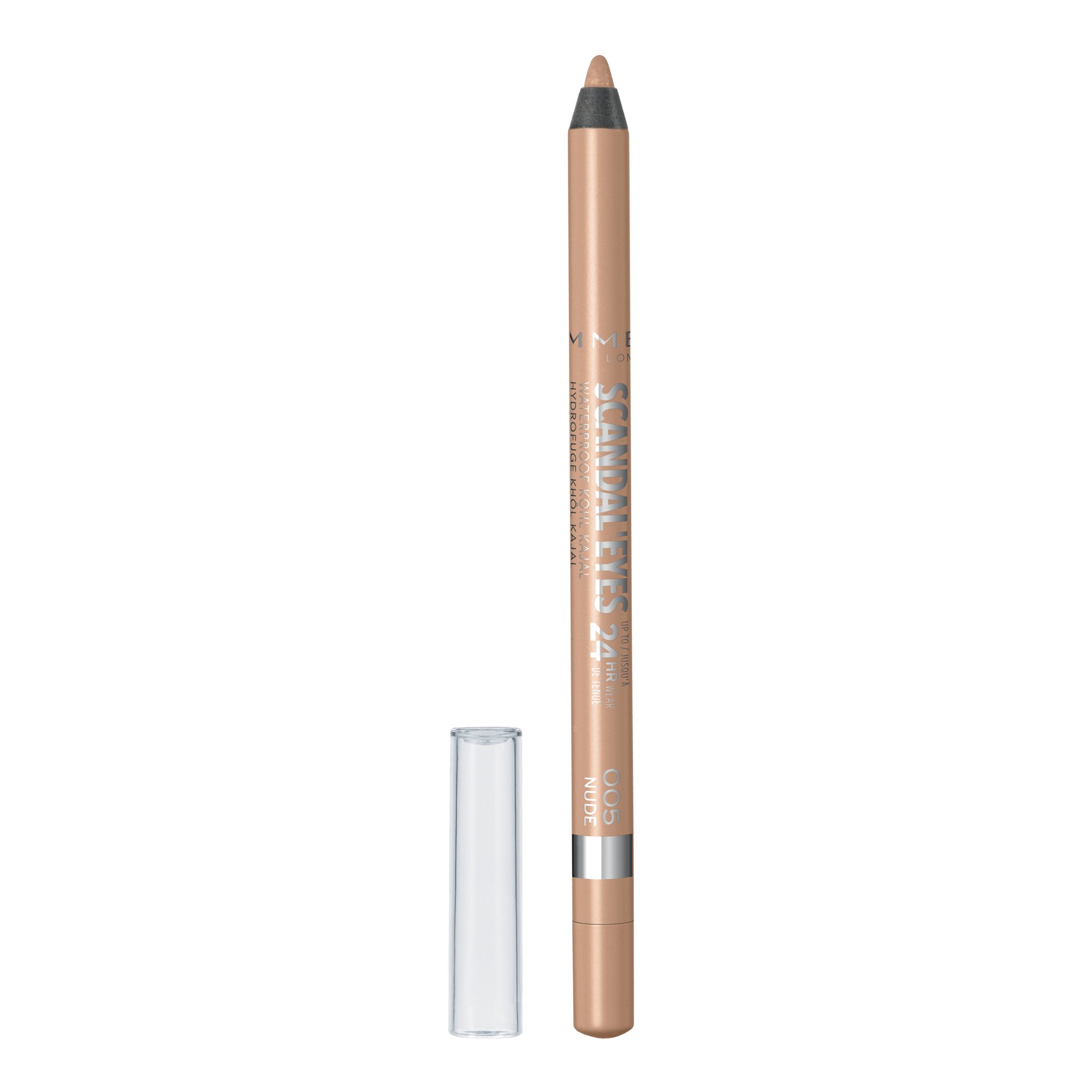 Rimmel London Scandaleyes Waterproof Kohl Kajal, 5 Nude, 1.2 g