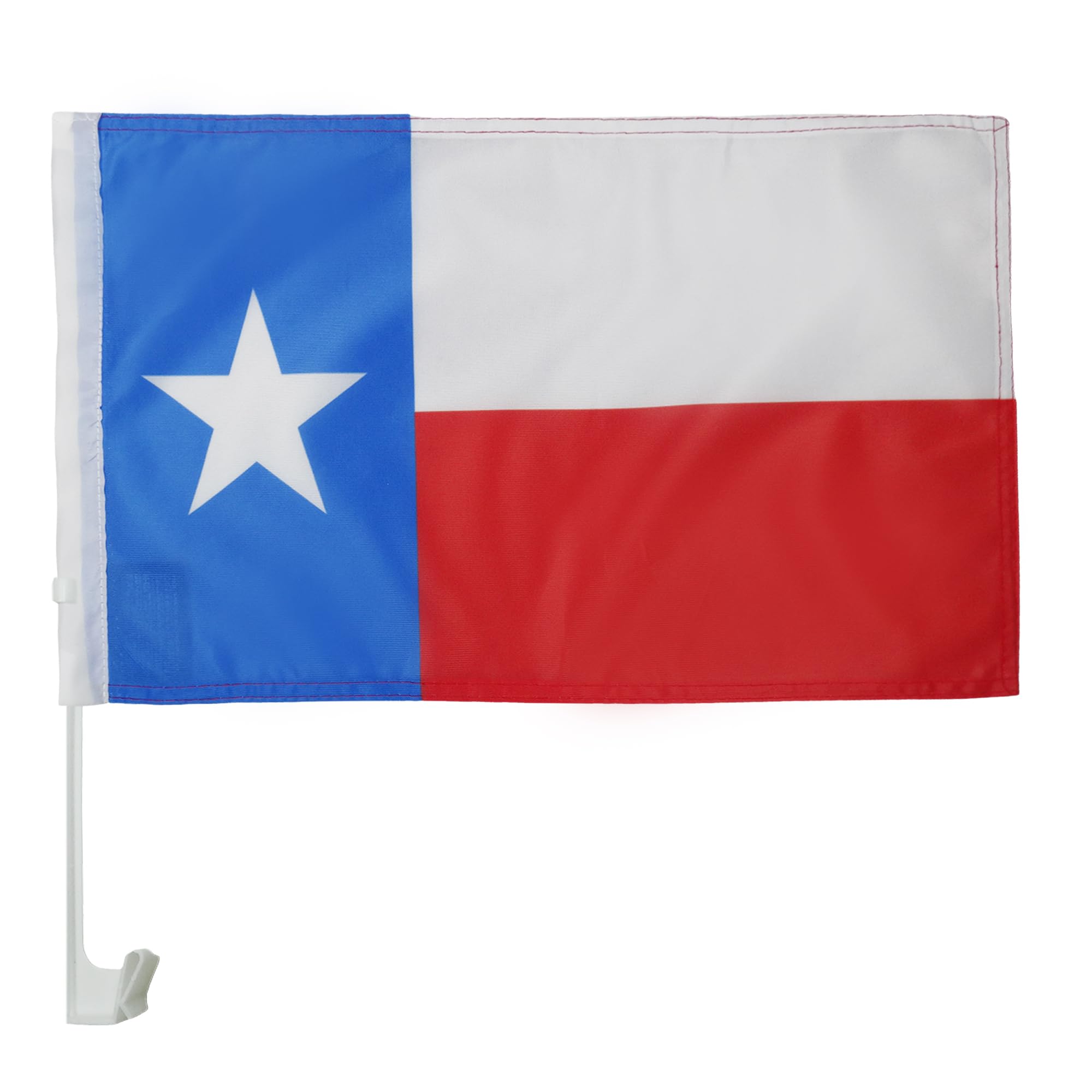 Texas Car Flag 18'' x 12'' - Texan US state Car flags 30 x 45cm - Banner 18x12 INCHES PLASTIC STICK - AZ FLAG — image 1