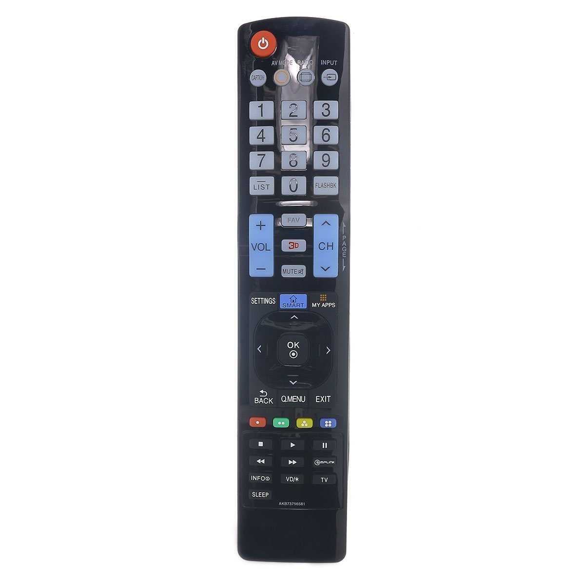 Universal Remote Control for LG TV - AKB73756581