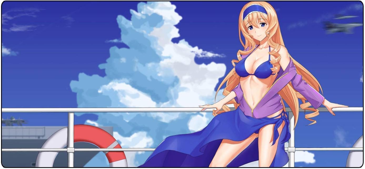 Amazon Co Jp Is インフィニット ストラトス セシリア オルコット マウスパッド ゲーミング アニメ 滑り止め 防水 サイズ 80x30cmx0 3cm 9021 ホビー