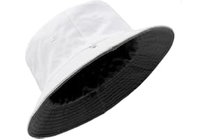 Zylioo Oversize XXL 100% Cotton Bucket Hat,Reversible Trendy Fisherman Hats,Double Side Wear Fishing Summer Sun Hat