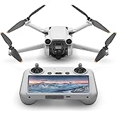 DJI Mini 3 Pro (DJI RC), Mini Drone with 4K Video, 48MP Photo, 34 Mins Flight Time, Less than 249 g, Obstacle Sensing, Return