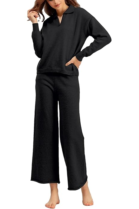 Conjunto Punto Mujer Invierno Conjunto De Punto Para Mujer - Main Image