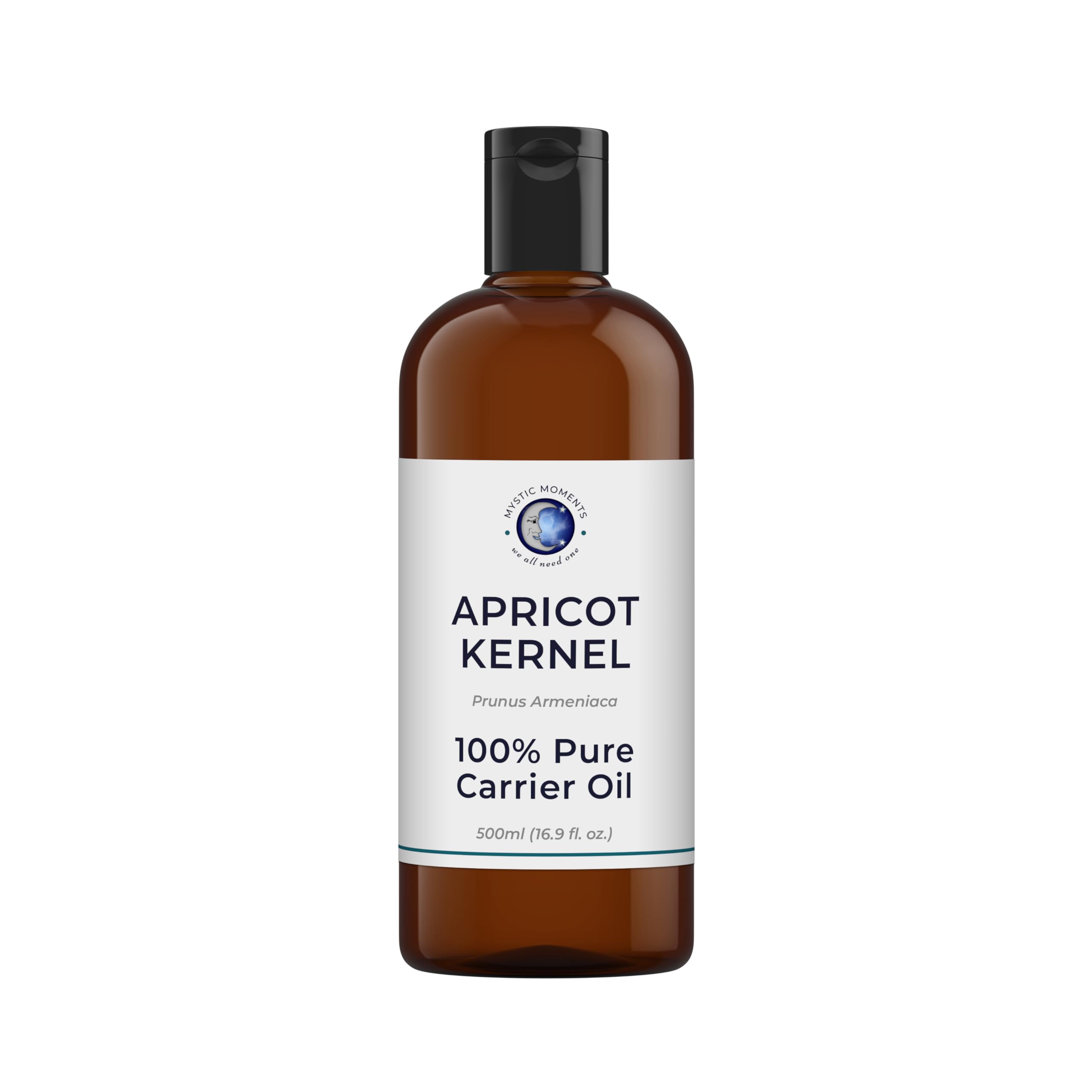 Mystic Moments| Apricot Kernel Carrier Oil 500ml | Prunus Armeniaca | Lightweight Nourishing Treatment for Skin, Hair & Massage | Natural Aromatherapy Carrier