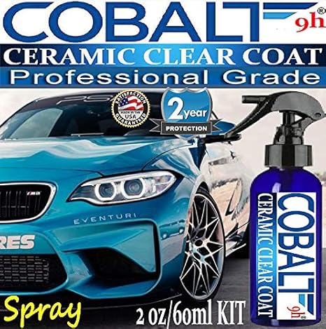 Ceramic Car Coating Cobalt 9h Nano Polymer Paint Protection Wet Look Gloss Amazon In Car Motorbike