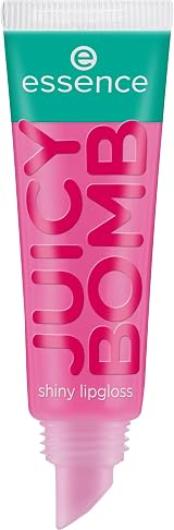 essence JUICY BOMB Shiny Lipgloss 10ml Fruity Scent Slanted Applicator