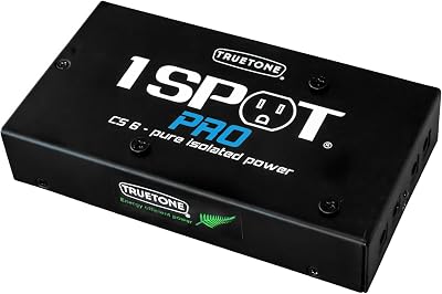 Truetone 1 Spot Pro CS6 Pedalboard Power Supply 6 Isolated Outputs 9/12/18V