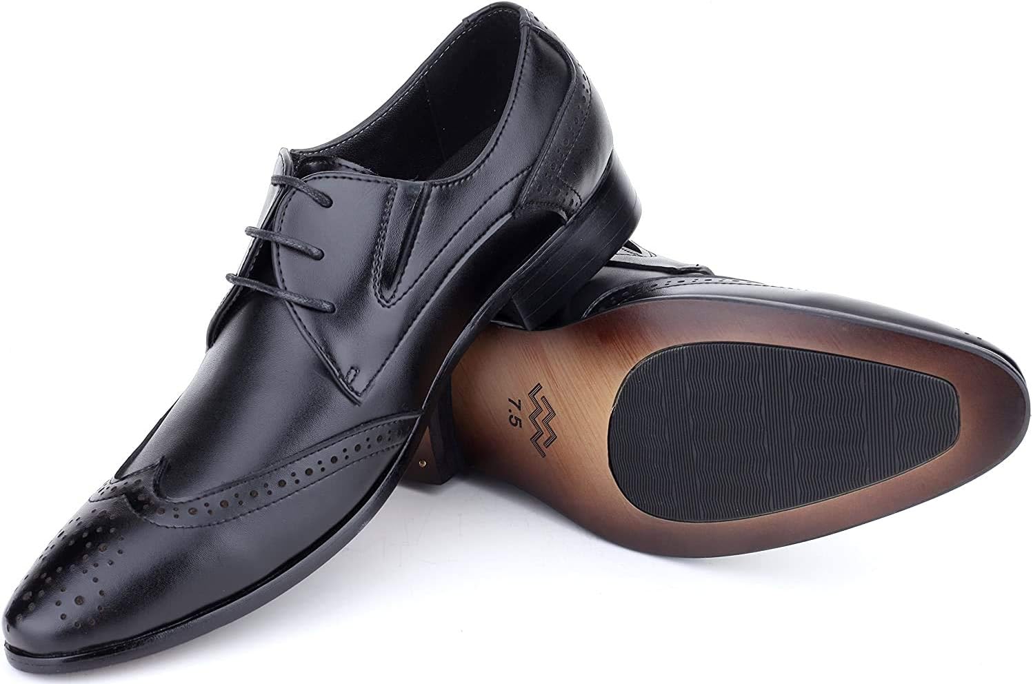 Mens Oxford Shoes Formal Leather Mens Dress Shoes - Men Wedding Shoes in A Bag