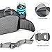 WATERFLY Fanny Pack Waist Bag: Fannie Pack 2 Water Bottle Holders Lumbar Belt Hiking Walking Running Jogging Camping Large Woman Man (Bottle Not Included)