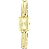 Anne Klein Women's 10-5404CHGB Gold-Tone Dress Watch
