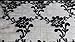 NAVAdeal Black Sexy Rich Vintage French Lace Panel Curtain(59