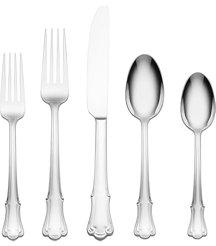 Amazon.com: Oneida 896766 James Street Mirror 20 Piece Flatware