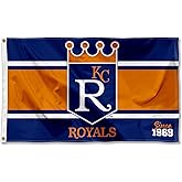 Kansas City Royals Retro Vintage Throwback 3x5 Foot Grommet Banner Flag