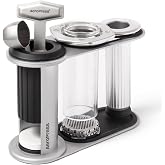 AeroPress Stainless Steel Organizer Stand | High-End Coffee Bar Station, Compact Storage Solution, Fits Premium, Clear, and Original Manual Coffee Maker