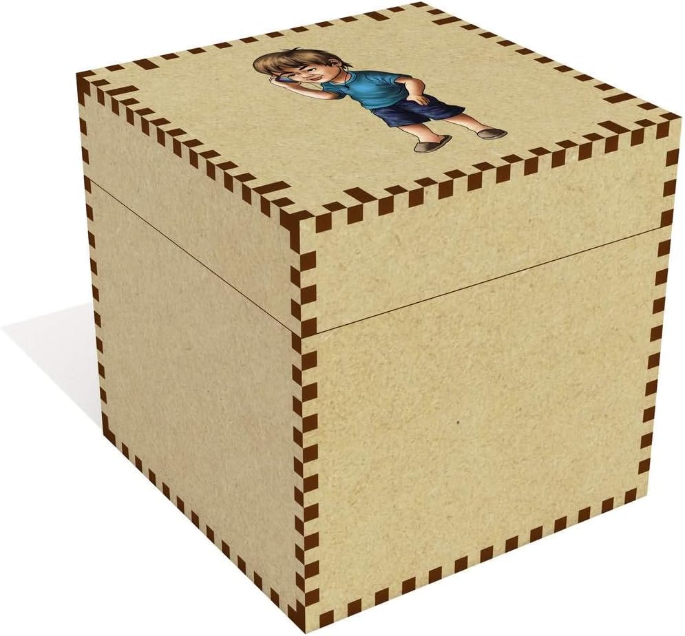 Azeeda Large 'Cute Boy' Jewellery / Trinket Box (JB00065424) Amazon.co