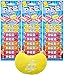 By The Cup Gift Set - Assorted Fruit Pez Candy Refills 8 Count Blister Pack 2.32 Ounce (Pack of 3) - with 1 Jelly Belly Emoji Mini Plush