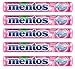 5 Bars of Mentos Tutti Frutti Fruity Chewy Dragees Candy - Limited Edition!