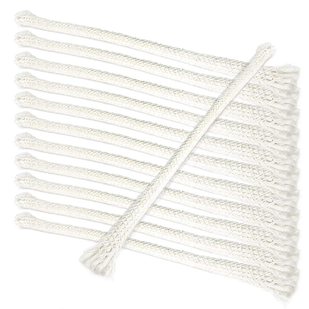 12 x 20cm replacement wicks for tiki torch garden torch bamboo torch oil lamp round wick 8mm 1285