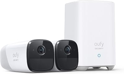 eufy Security eufyCam 2 Pro 2K Wireless Home Security Camera Kit 365 Day Battery