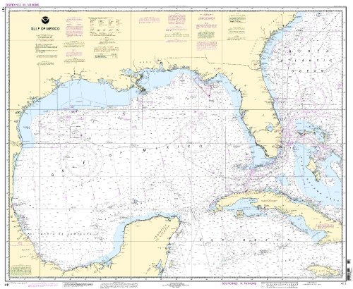 NOAA Chart 411: Gulf of Mexico