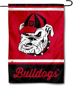 WinCraft UGA Bulldogs Throwback Vintage Retro Garden Flag