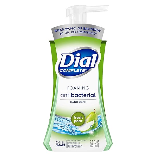 DIAL COMPLETE ANTIBACTERIAL FOAMING HAND WASH, FRESH PEAR, 7.5 OUNCE