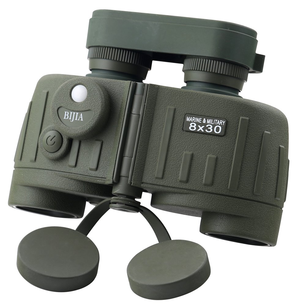 BIJIA 8X30 military marine binocular with compass and