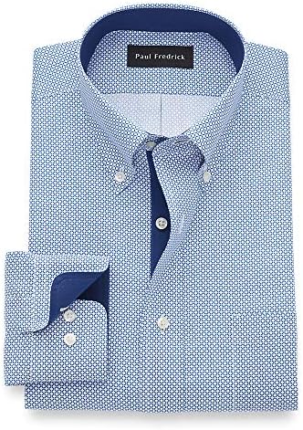 Paul Fredrick Mens Tailored Fit Non 