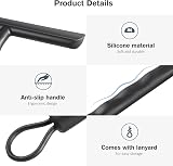Vinabo Silicone Squeegee Shower Cleaner with Hook Black view 3