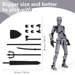 Gencokok Titan 13 Action Figure, 2PCS T13 Action