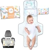 TENDS Portable XL Folding Baby Changing Mat with Detachable Bag and 6 Pockets view 1
