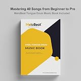 MeloBeat 13 Inch 15 Note D Major Steel Tongue Drum Malachite Green view 4