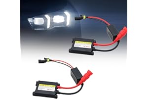 CHRYMUM 2PCS DC 12V 35W Ultrathin HID Ballast DC Xenon Lamp Ballast Automotive Headlight Stabilizer Suitable for H1 H3 H4 H7 H11 H13 9005 9006 9007 5202 880