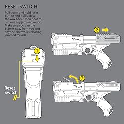 NERF Rival Kronos XVIII-500 Blaster, Breech-Load, 5