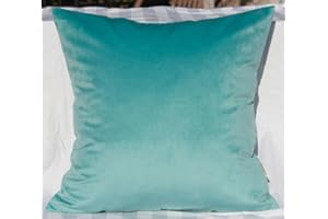 TangDepot Solid Velvet Throw Pillow Cover/Euro Sham/Cushion Sham, Super Luxury Soft Pillow Cases, Many Color & Size options -