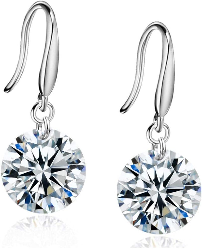 Ladies boutique diamond earrings zircon earrings fashion ladies