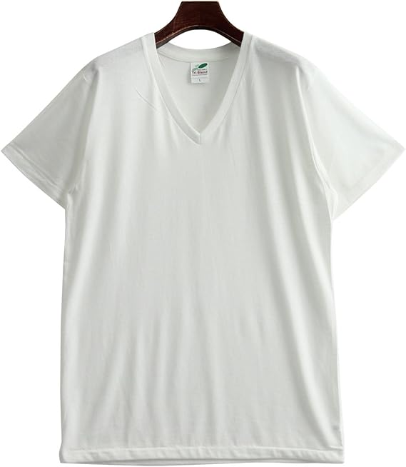 Amazon Joknet レーヨン混で柔らかな肌触り Vネック 半袖tシャツ メンズ トップス カットソー インナー 無地 L バニラホワイト Tシャツ カットソー 通販