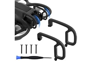 KOMPMP Gimbal Bumper for DJI Avata 2 - Anti-Collision Camera Protector, Aluminum Alloy Gimbal Bumper Guard for DJI Avata 2 Accessories, Black